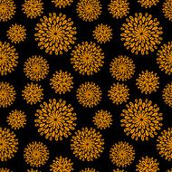 Christmas seamless pattern with fireworks