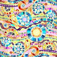 Background with geometric mosaic elements N4