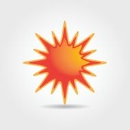 Sun symbol illustration