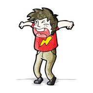 cartoon angry man N160