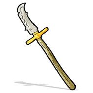 cartoon medieval spear N7