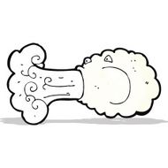 cartoon blowing cloud N4