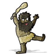 cartoon cave man N15