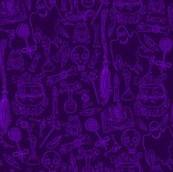 Halloween Pattern Background N8