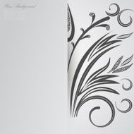 Vector Elegant background with lace ornament N64