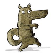 cartoon big bad wolf N11