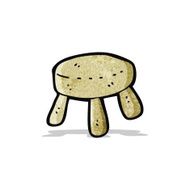 cartoon wooden stool N23