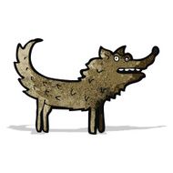 Cartoon Wolf N160