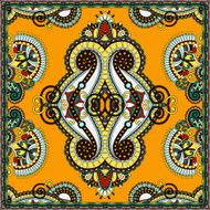 Traditional ornamental floral paisley bandanna You can use this N99