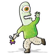 Cartoon Alien N183