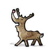 Cartoon Reindeer N112