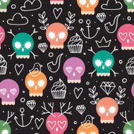 Colorful background for day of the dead