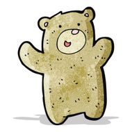 cartoon teddy bear N522