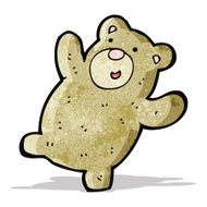 cartoon teddy bear N523