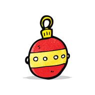 Cartoon Christmas Bauble N166