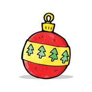 Cartoon Christmas Bauble N168