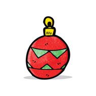 Cartoon Christmas Bauble N169