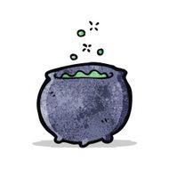 cartoon magic cauldron N12