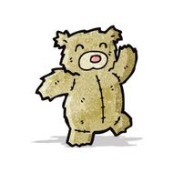 cartoon teddy bear N531