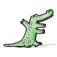 Cartoon Crocodile N128