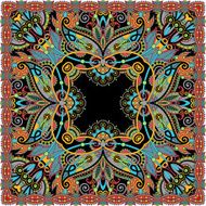 Traditional ornamental floral paisley bandanna N446