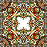 Traditional ornamental floral paisley bandanna N447