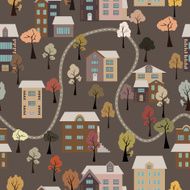 Vector flat houses