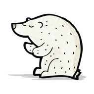 Cartoon Polar Bear N142