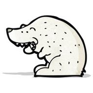 Cartoon Polar Bear N143