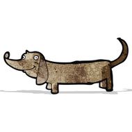 cartoon cute little dog N14