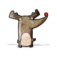 cartoon funny reindeer N10