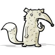 funny cartoon wolf N17