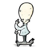 genius scientist cartoon N4