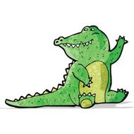 Cartoon Crocodile N129