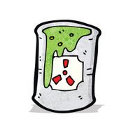 radioactive waste cartoon N11