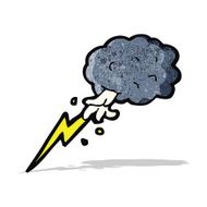 cartoon cloud N124