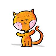 funny cartoon cat N282