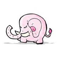 Cartoon Elephant N117