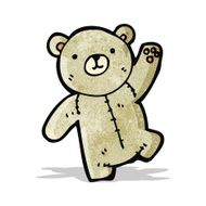 cartoon teddy bear N534