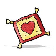 stitched cushion cartoon N4