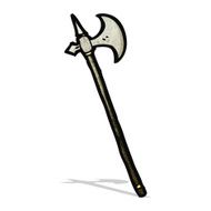 cartoon medieval weapon