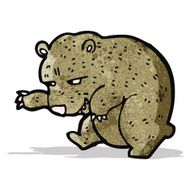 Cartoon Bear N183