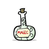 cartoon magic potion N89