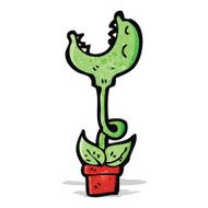 cartoon carnivorous plant N4