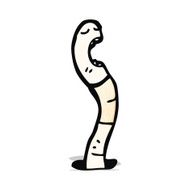 Cartoon Worm N70