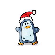 Cartoon penguin N133