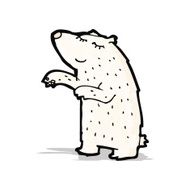 Cartoon Polar Bear N148