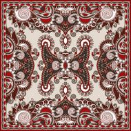Traditional ornamental floral paisley bandanna N460