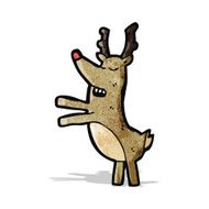 Cartoon Rudolf Red Nosed Reindeer N9