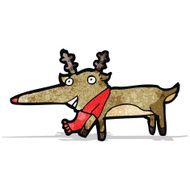 Cartoon Rudolf Red Nosed Reindeer N11